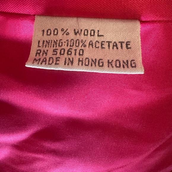 NOLAN MILLER Pink Power Suit Rare 1980 3-Piece Black Sequins Women’s 6 NWT - Picture 16 of 16